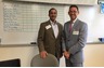 Jason Guari and Scott Murray. Another great day of Justice Teaching training at Bak Middle School. Students learned about their rights under the U.S. Constitution. Constitution Week is September 17-23.