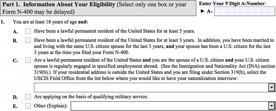 how to apply for us citizenship avvo n 445 form